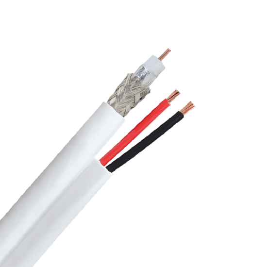 Mini RG59+2x0.5 white